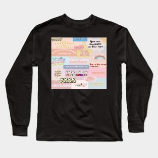 Aesthetic Quotes Long Sleeve T-Shirt